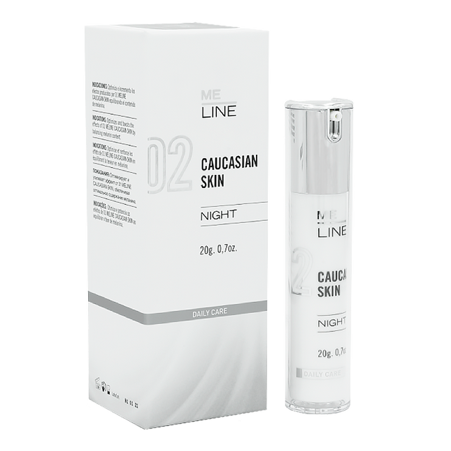 ME LINE 02 Me Line Caucasian Skin Night: 4 мл - 20 гр
