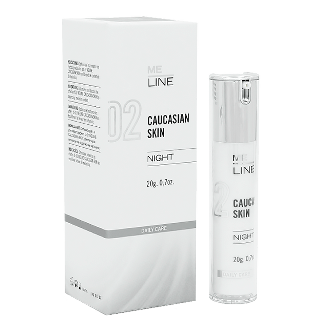 ME LINE 02 Me Line Caucasian Skin Night: 4 мл - 20 гр